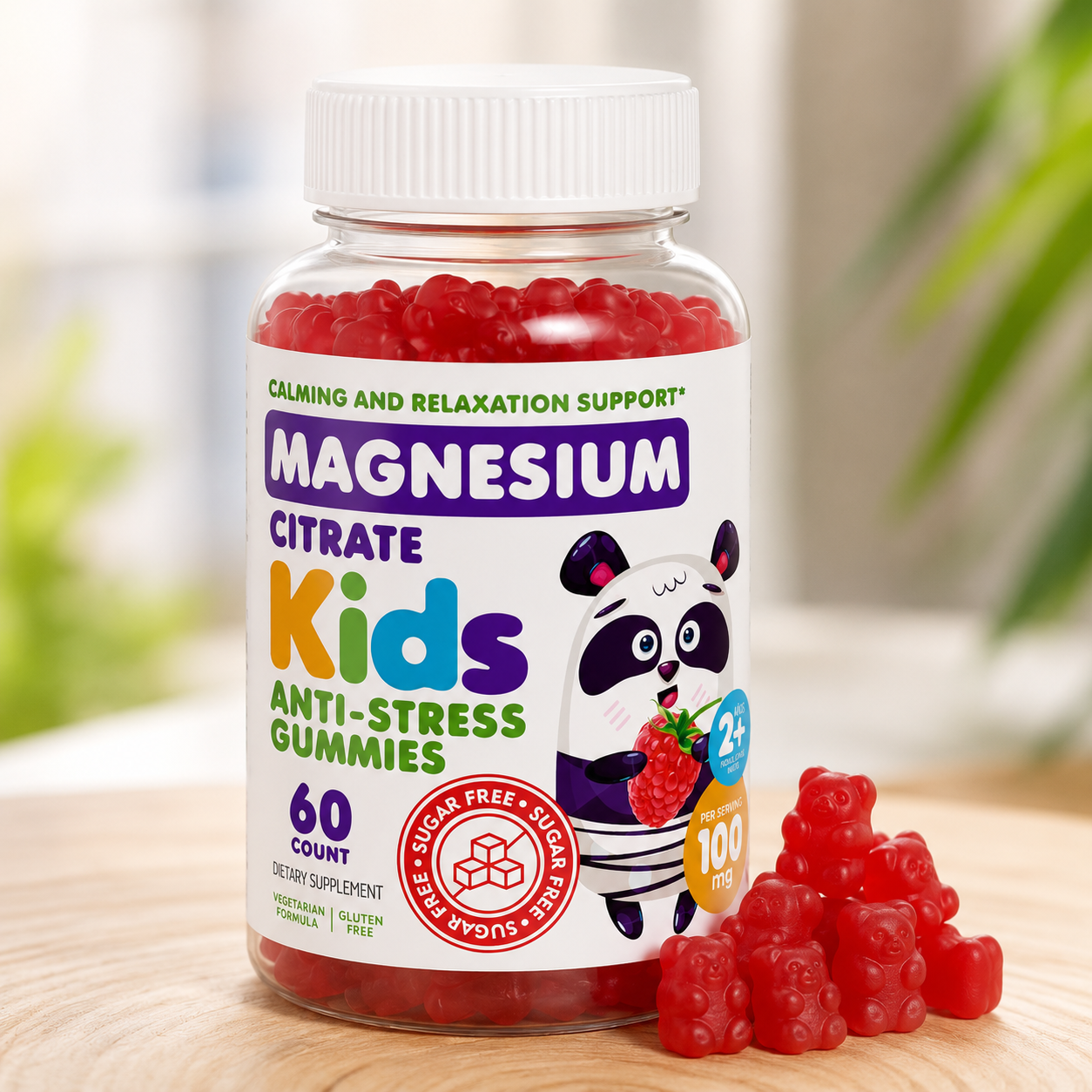 Gomitas de Citrato de Magnesio para Niños