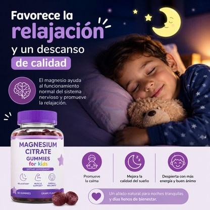 Gomitas de Citrato de Magnesio para Niños