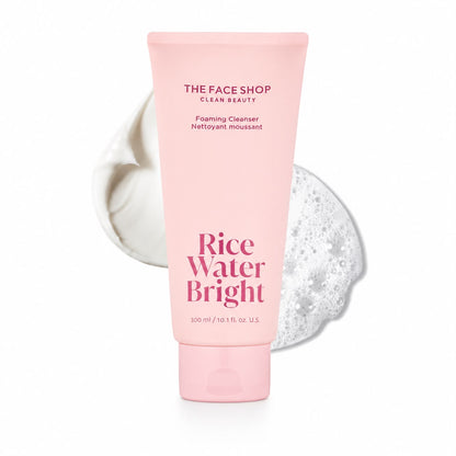 Limpiador Facial Espumoso Iluminador con Agua de Arroz