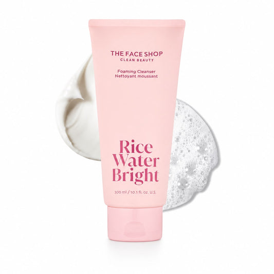 Limpiador Facial Espumoso Iluminador con Agua de Arroz