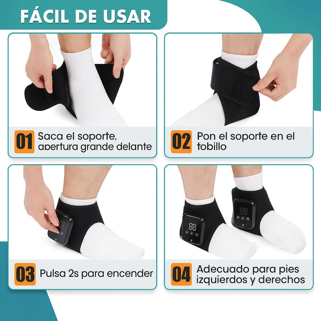 Masajeador Inalámbrico con Calor para Piernas