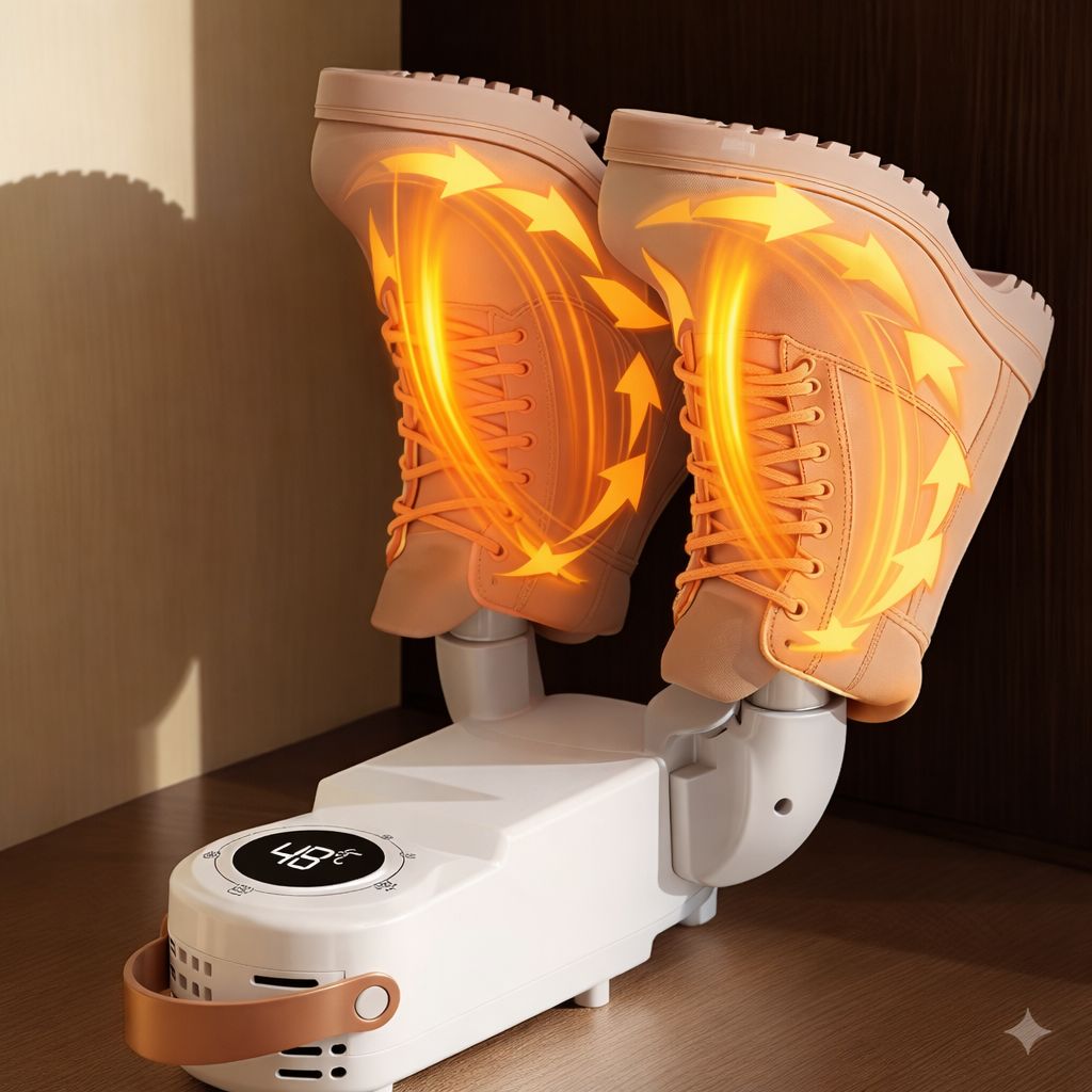 Secador de Zapatos Eléctrico con Calor Inteligente